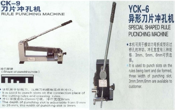 CK -9 Yck -6 ম্যানুয়াল খাঁজ মেশিন সেতু / মেটাল ছিদ্র করার যন্ত্র